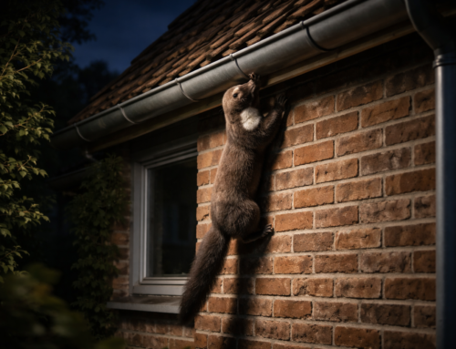 Kan en mår kravle op ad en væg og finde vej til dit loft